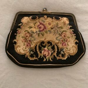 Ca1920 Needlepoint Clutch